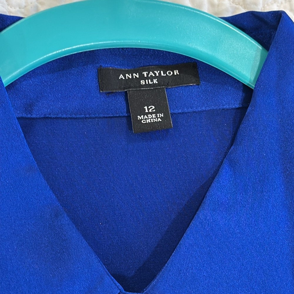 Ann Taylor Silk Button Down Top - image 2